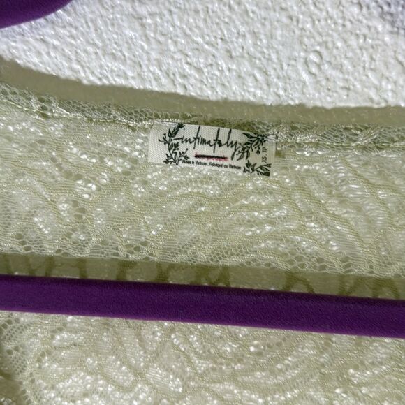 NWOT- Free People- in my head sage green sheer lace bodysuit- Size XS - Picture 7 of 11